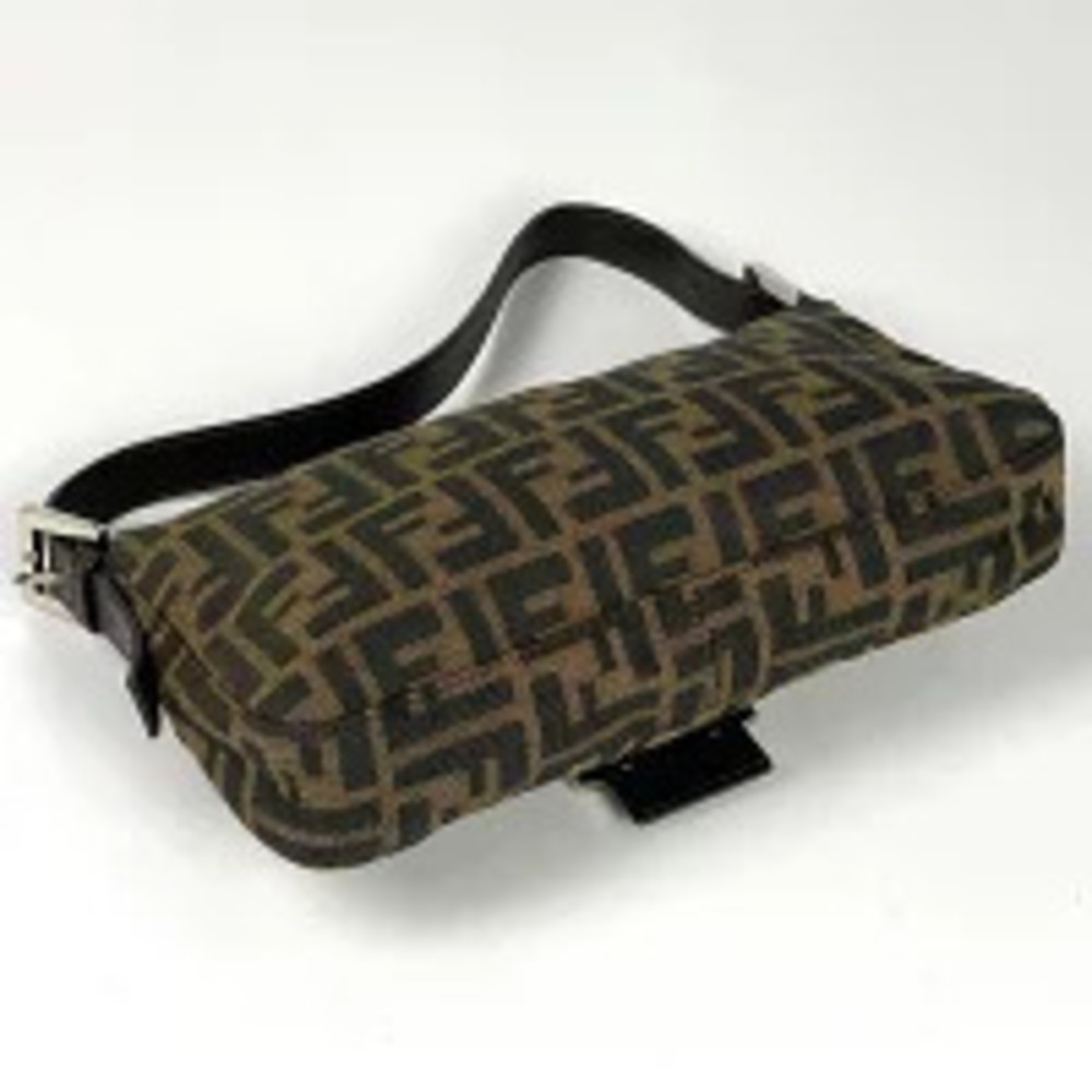 Fendi handbag Baguette Hobo canvas Mamma Zucca brown